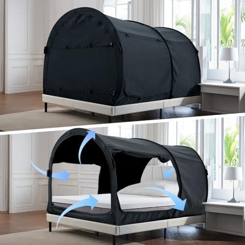 Alvantor® Bed Canopy Bed Tents Dream Tents Privacy Space Twin Size Sleeping Tent Indoor Pop Up…