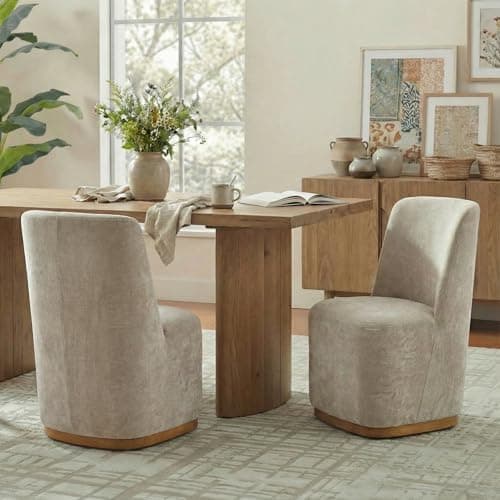 Christopher Knight Home Lucy Chenille Upholstered Dining Chairs Set…