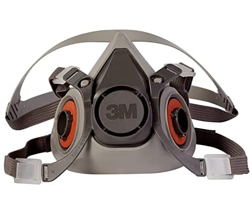 3M Half Facepiece Reusable Respirator 6200, NIOSH, Four-Point…
