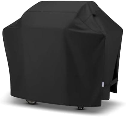 SunPatio Grill Cover 55 Inch, Outdoor Heavy Duty Waterproof Barbecue Gas Cover, UV & Fade Resistant, All Weather Protection…