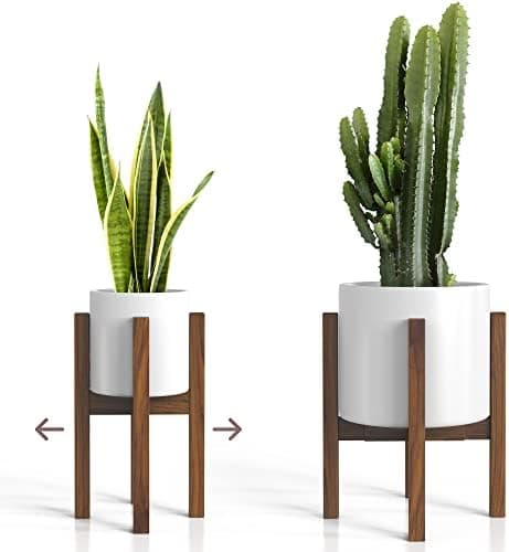 Sophia Mills Mid Century Plant Stand - Solid Wood Item Stand Handmade with Acacia - Fits Medium & Large Pots Sizes 8 to 12 inches…
