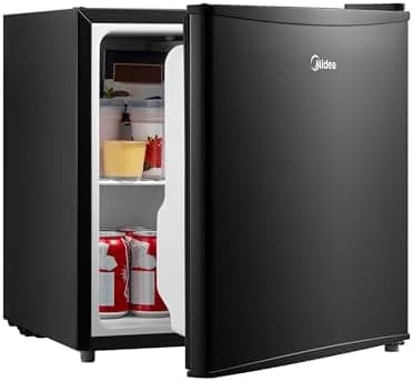 Midea WHS-65LB1 Mini Fridge, 1.6 Cu.ft Energy Star Certified Mini Refrigerator, Adjustable Thermostat…