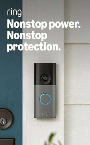 Ring Wired Doorbell (newest model), Wide-Angle Retinal 2K, up to 6x Enhanced Zoom, pair with Alexa or Ring Chime for in-home…
