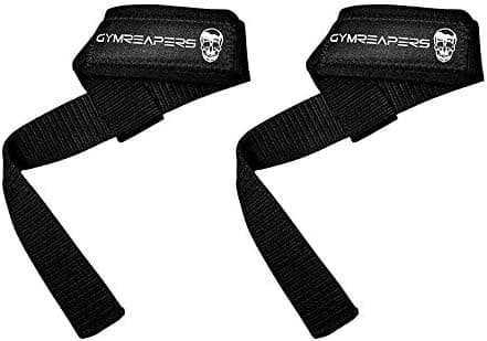 Gymreapers Lifting Wrist Straps for Weightlifting, Bodybuilding, Powerlifting, Strength Training, & Deadlifts - Padded Neoprene…