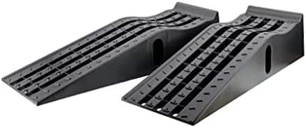 MaxxHaul 50515 6.25" Lift Car Ramps, 2-Pack – 6, 500lb GVW, Deep Grooved Surface for Stable Tire Placement…