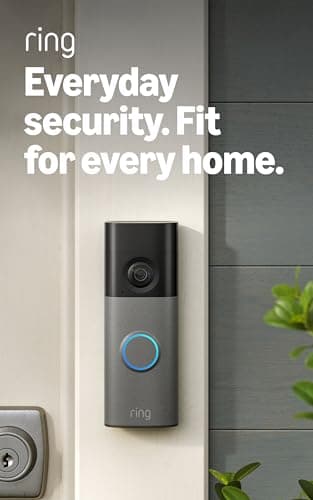 Ring Battery Doorbell (newest model) — Retinal 2K with wide-angle video, up to 6x Enhanced Zoom, Two-Way Talk, and Built-In…
