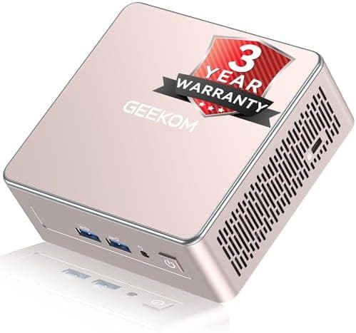 GEEKOM A5 2026 Edition Mini PC for Home Office & Multitasking, AMD Ryzen 5 7430U, 16GB RAM…