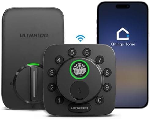 ULTRALOQ Bolt SE Smart Lock, Built-in Wi-Fi, Matter Over Thread, Works with Apple Home, Alexa…