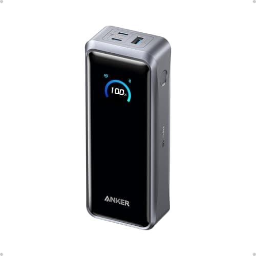 Anker Prime Power Bank, 26,250mAh 3-Port Portable Charger with 300W Max Output, Two-Way Charging…