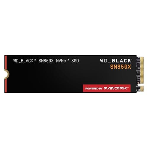 WD_BLACK SN850X 2TB NVMe SSD - M.2 2280, Up to 7,300 MB/s Read speeds, Up to 6,300 MB/s write…