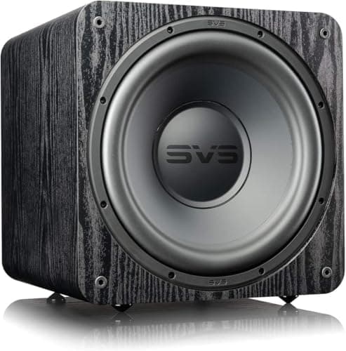 SVS SB-1000 Pro Subwoofer (Black Ash) | 12-in Driver, 325 Watt RMS, Sealed Cabinet