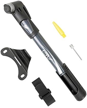 BV Mini Bike Pump Portable Frame Pump, Shock Pump for Bike Shock, Air…