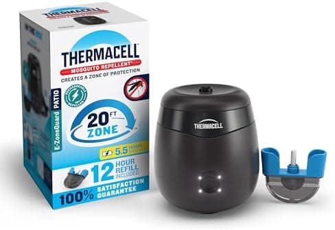 Thermacell E-ZoneGuard Patio Rechargeable Mosquito Repeller with…