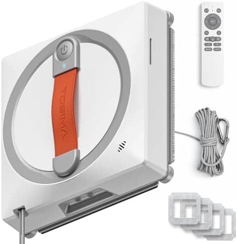 Tosima WA9C Pro Window Cleaning Robot with 4-Nozzle Dual Spray, AI…