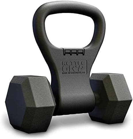 KETTLE GRYP - The Original - As Seen on SHARK TANK! Converts Your Dumbbells Into Kettlebells - Made in the…