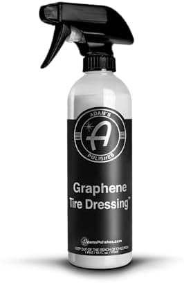 Adam's Polishes Graphene Tire Dressing - Deep Black Finish W/Graphene…