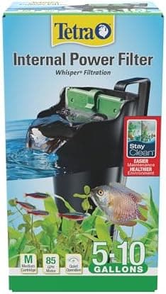 Tetra Whisper Internal Power Filter, Medium Bio-Bag Filter Cartridges, 3-Stage Filtration, 5-10 gal