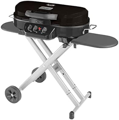 Coleman RoadTrip 285 Portable Stand-Up Propane Grill with 3 Adjustable Burners & Instastart…