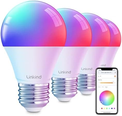 Linkind Smart Light Bulbs, Smart Bulb that Work with Alexa, Google…