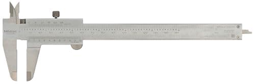 Mitutoyo 530-312 Vernier Caliper, 0-150mm Range, 0.02mm Resolution, ±0.03mm Accuracy, 40mm Jaw, Stainless Steel Satin-Chrome…