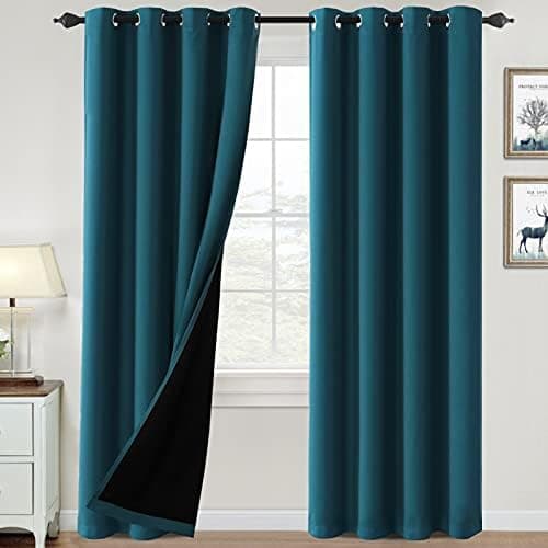 H.VERSAILTEX 100% Blackout Curtains for Bedroom Thermal Insulated…