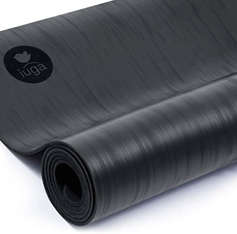 IUGA Pro Yoga Mat Non Slip Pilates Mat Anti-tear Eco Friendly Hot Yoga Mat with SGS Certified Material Free Carrying Strap…
