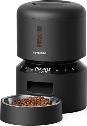 PETLIBRO Automatic Cat Feeder – 3L Programmable Pet Food Dispenser with Airtight Storage, Timed Portion Control, Voice Meal Call…