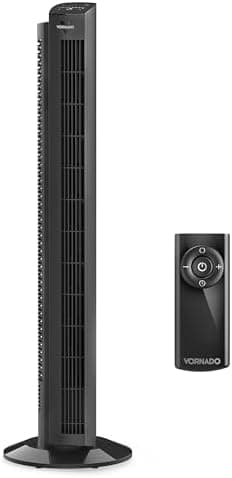 Vornado OZI42 42" Whole Room Tower Fan, Powerful Air Circulation, Space-Saving Design, Quiet Operation, 5…