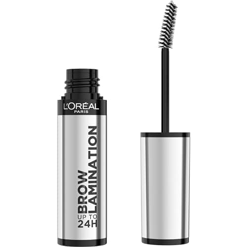 L'Oreal Paris Infallible Up To 24H Wear Brow Lamination, Water-Resistant Longwear Eyebrow Gel Make Up, Clear/Transparent, 0.16 Fl…