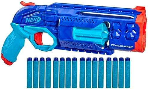 Nerf Elite 2.0 Trailblazer RD-8 Blaster, Wild Edition Color Design, 8-Dart Rotating Drum, Hammer Action, 16…