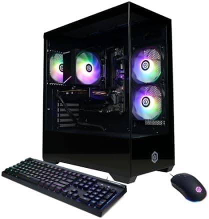 CyberpowerPC Gamer Xtreme Gaming PC, Intel Core i5-14400F 2.5GHz…