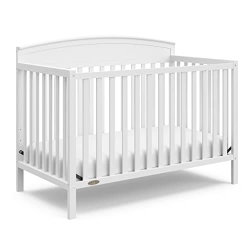 Graco Benton 5-in-1 Convertible Crib – GREENGUARD Gold Certified, Converts from Baby Crib to Toddler Bed, Daybed and Full-Size…