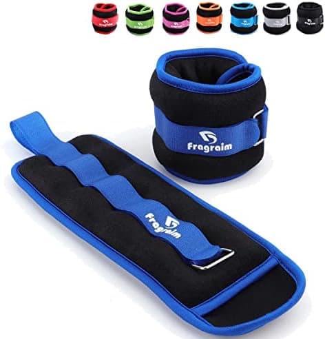 Ankle Weights for Women, Men and Kids - 1/2/3/4/6/8/10/12/15/20 LBS 1 Pair Strength Training Wrist/Leg/Arm Weight with Adjustable…