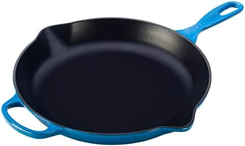 Le Creuset Enameled Cast Iron Signature Round Skillet, 11.75", Marseille