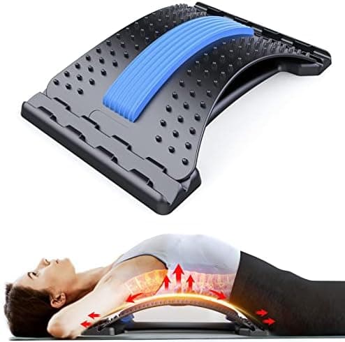 MINOLL Back Stretcher for Lower Back Pain Relief, Multiple Level Adjustable Arch Lumbar Back Cracker Board, Back Cracking Device…