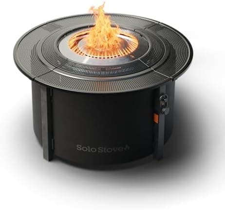 Solo Stove Infinity Flame Propane Fire Pit | Outdoor Gas Fire Pit Table, Smokeless Signature Flame Design, Durable Stainless…