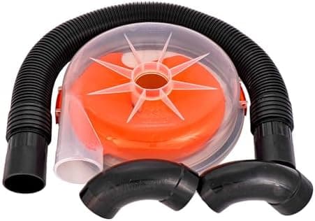 The Dustopper PRO, Low-Profile Dust Separator for Shop Wet/Dry Vacuums with at least 5HP. Includes High-Flow 90 Degree Sweep…