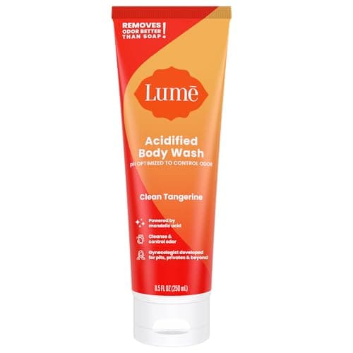 Lume Acidified Body Wash - 24 Hour Odor Control - Removes Odor Better than Soap - Moisturizing Formula - SLS Free, Paraben Free…
