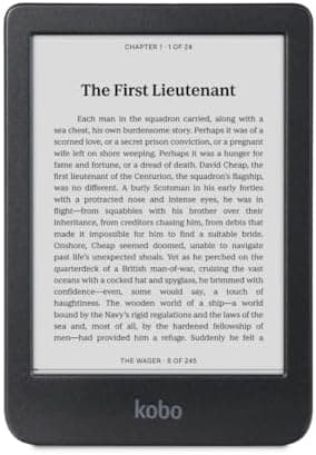 Kobo Clara BW | eReader | 6” Glare-Free Touchscreen with ComfortLight PRO | Dark Mode Option | Audiobooks | Waterproof | 16GB of…