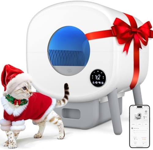 Cumrige Self Cleaning Litter Box, Large Capacity Automatic Cat Litter Box Self Cleaning for Cats…
