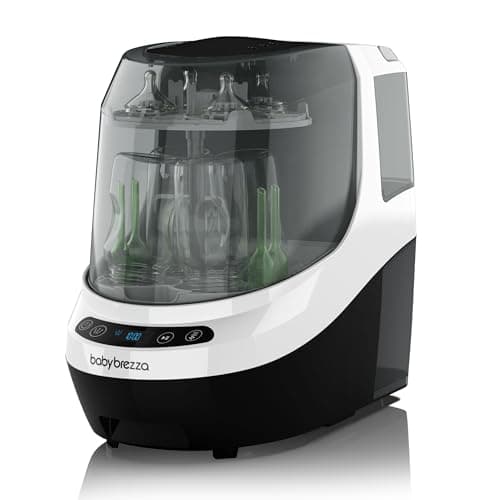 Baby Brezza Baby Bottle Washer Pro - Clinically Proven Better Cleaning - Washer, Sterilizer + Dryer In One Appliance for…