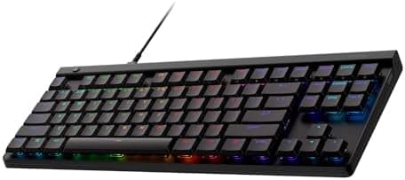 Logitech G515 TKL Wired Low Profile Gaming Keyboard, Fully Customizable RGB, Double-Shot PBT Keycaps…