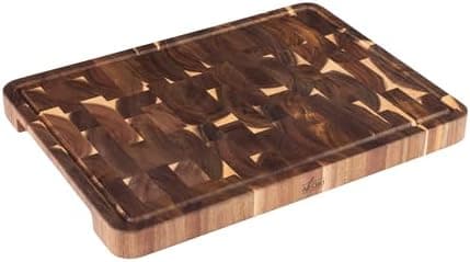 All-Clad Kitchen Essentials Acacia Cutting Board w/Juice Groove 19x14 Inches, 1" Thick, Chopping Board for Meat, Cheese…