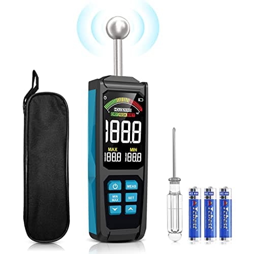 DURFICST Pinless Moisture Meter, Moisture Reader for Plaster Walls, Masonry, Concrete, Drywall, Wood