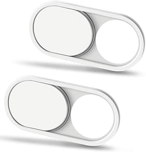 CloudValley Webcam Cover Slide, 0.023 Inch White, Web Camera Cover for MacBook Pro, MacBook air, Laptop, iMac, Desktop, PC, iPad…