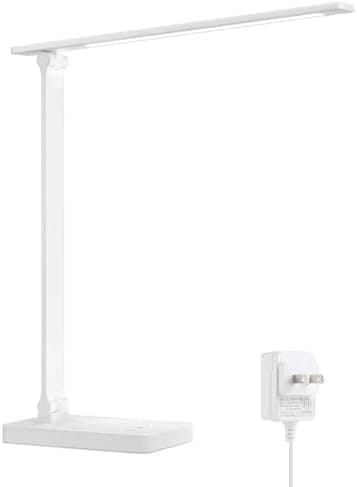 Lepro LED Desk Lamp, Metal Desk Light 9.5W 800lm, Best Task Lamp, 5…