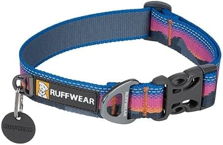 Ruffwear, Crag Dog Collar, Stylish Adventure Collar with Premium Reflective Design, Quick Release Buckle, Lightweight All-Day…