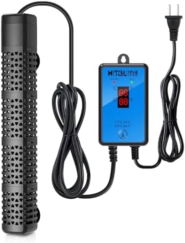 HiTauing Aquarium Heater, Upgraded 300W/500W Fish Tank Heater with…