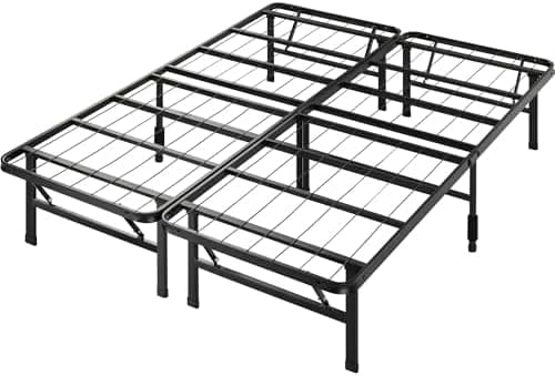 Zinus SmartBase Tool-Free Assembly Mattress Foundation, 14 Inch Metal Platform Bed Frame, No Box…