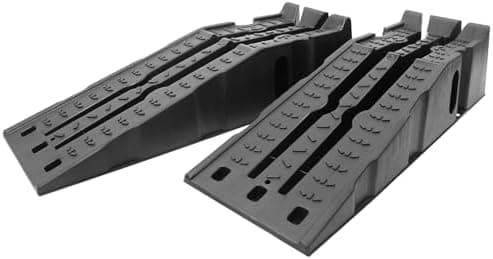 MaxxHaul 50947 Lift Stackable Vehicle Car Ramp 6500 LBS Capacity Per Pair 3250 LBS Per Ramp 2 Pack